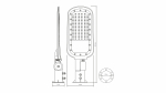 Stellar2 LED street lamp 200W 22000 lm NW IP66
